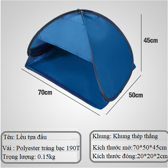 Lều Mặt Dù Lều Cắm Trại Chống Gió Vườn Che Nắng Pop Up Lều Bãi Biển Ngoài Trời Với Giá Đỡ Điện Thoại