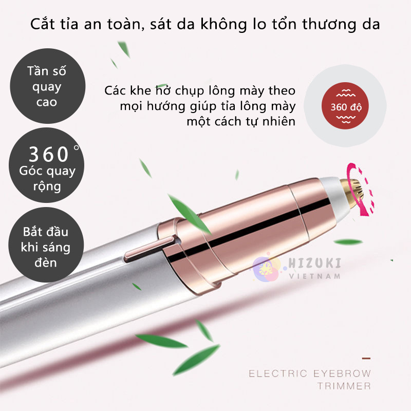 Bút Tỉa Lông Mày Cao Cấp, Giúp Tỉa Cạo Lông Mày Nhỏ Gọn Tiện Lợi