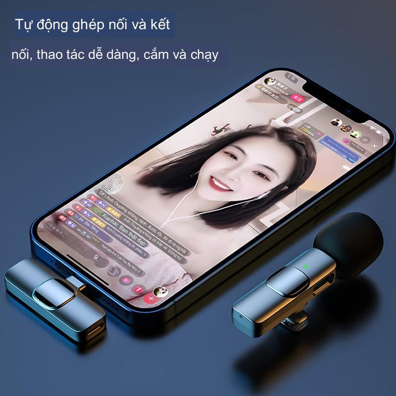 Micro Không Dây Cài Áo K9 - Khử Tiếng Ồn Cao Cấp Khoảng Cách 20m - HD Design