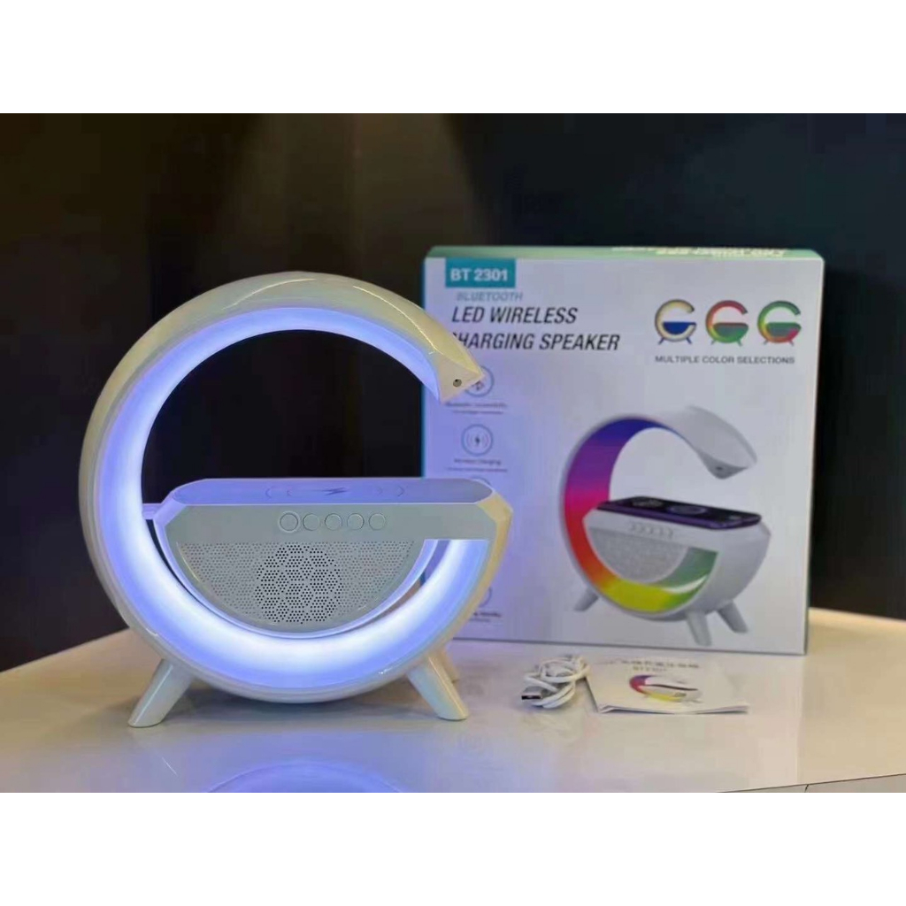 Loa Bluetooth BT-2301 Tích Hợp Sạc Không Dây Đèn Led,Loa Để Bàn Decor ...