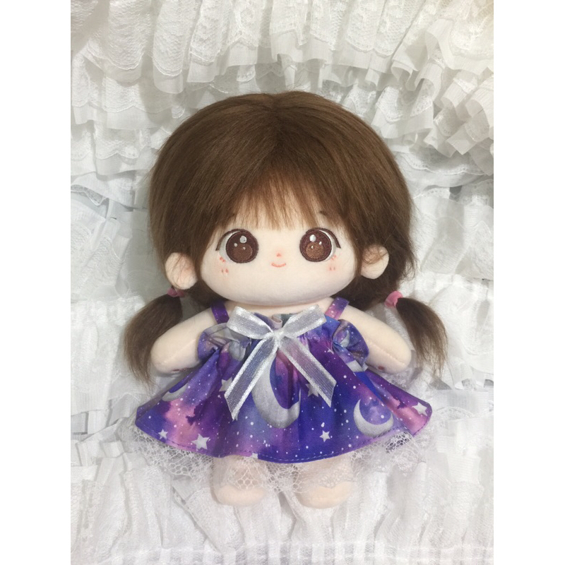 Outfit Doll Có Sẵn Váy Dún đơn Giản Giá Siêu Rẻ Cho Doll Bông 20cm Doll