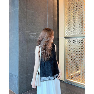 Mie top - áo cộc tay ren hoa thiết kế Ma Vie