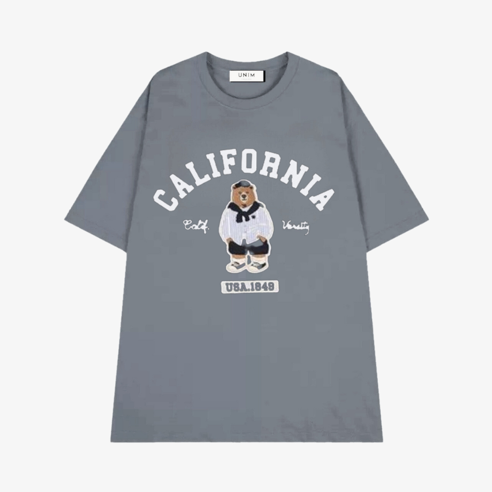[VẢI 250 GSM] Áo Thun Gấu Whoau Cao Cấp Unim Store Cotton 100% Định Lượng Vải 250 GSM Phong Cách Unisex