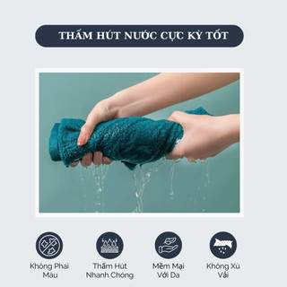 Khăn Tắm, Khăn Mặt, Khăn Gội Đầu Cotton 100% SWAN TOWEL Mềm Mại Thấm Hút Tốt Chuyên Dùng Gia Đình, Khăn Khách Sạn, SPA
