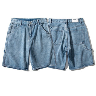 Quần Short Jeans Nam Nữ Unisex Thời Trang quần ống suông from rộng - QSJ010 Quần nam nữ phong cách trẻ trung năng động