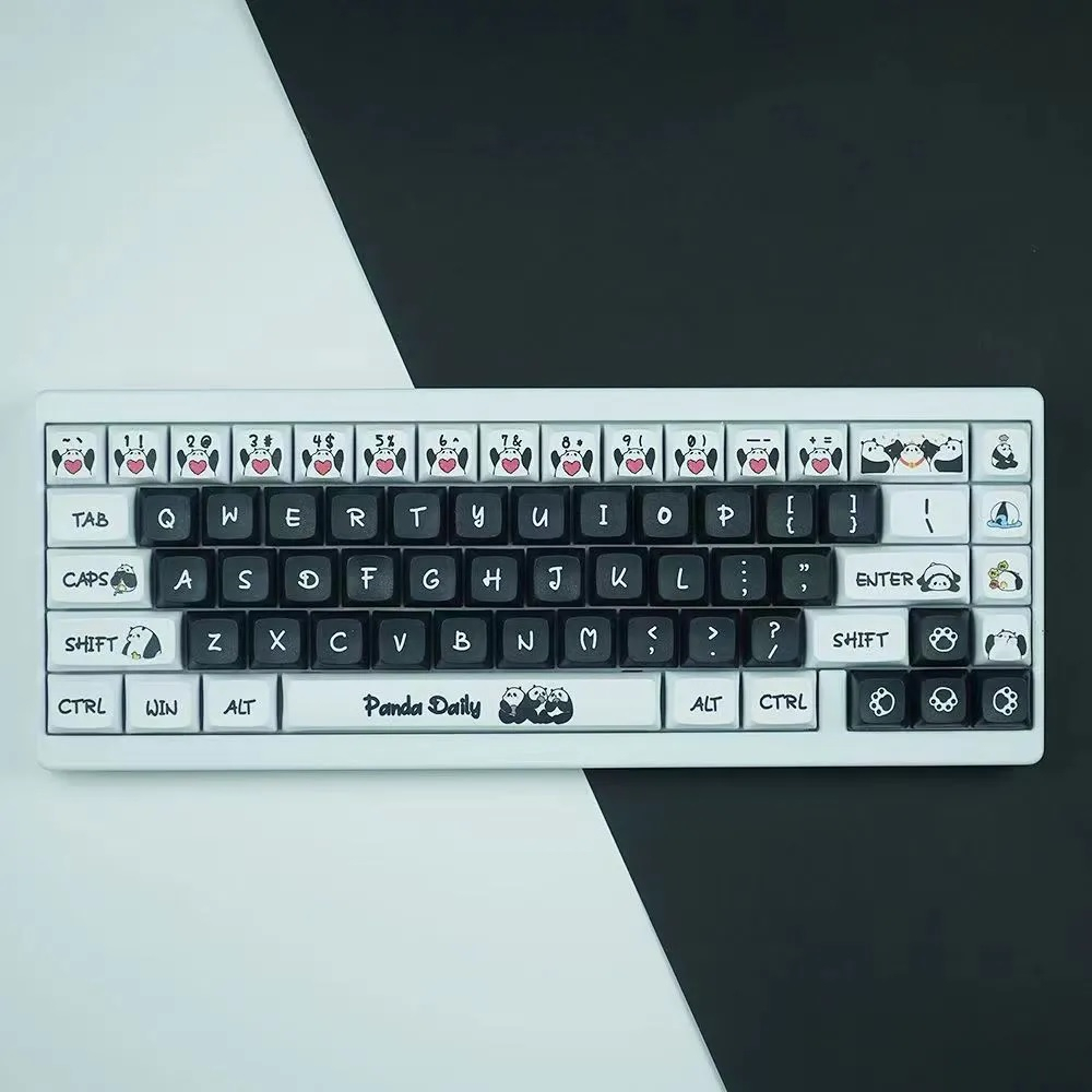Bộ Keycap XDA PANDA 132 Nút Chất Liệu PBT in Dye Sub