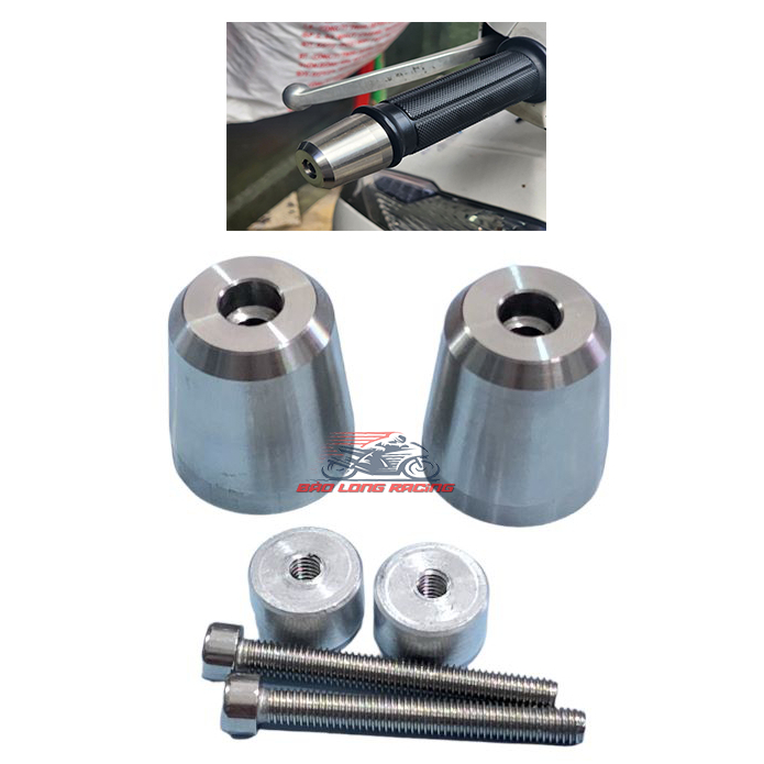 Gù Tay Lái INOX kiểu SH V2 gắn nhiều loại xe máy tặng kèm Canh Nhôm Siêu Bền Đẹp Cứng hàng chất lượng