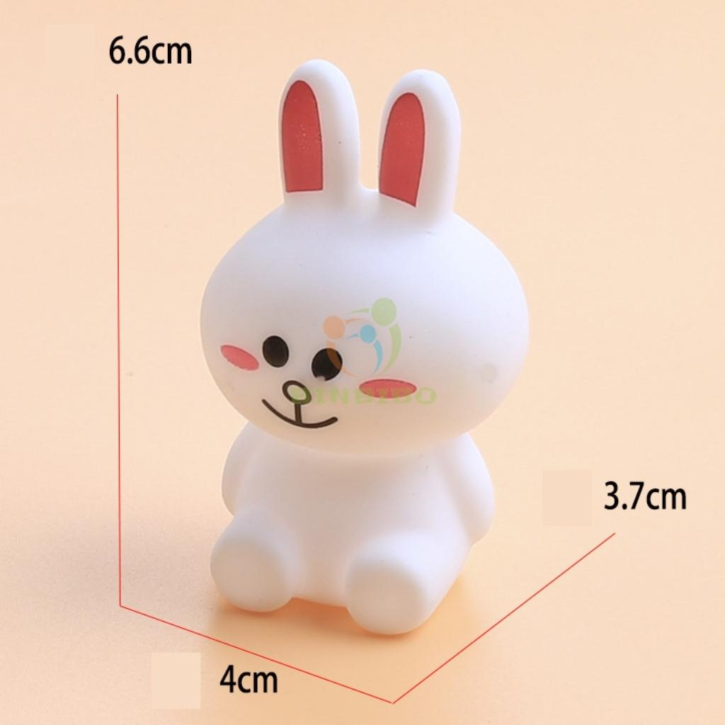 Thú bóp kêu đồ chơi nhà tắm thả bồn cho bé hình động vật đáng yêu - Binbibo