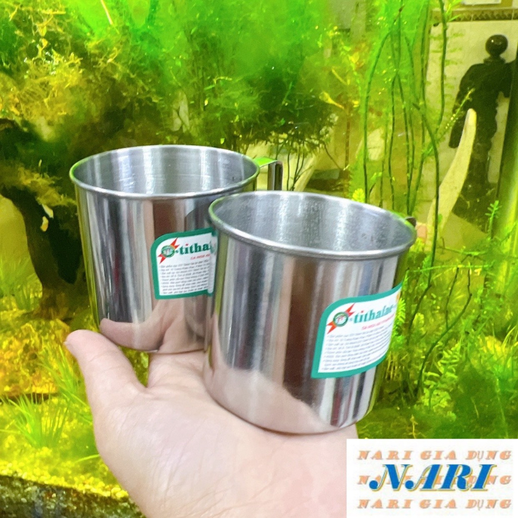 Cốc inox có quai dày dặn TITHAFAC - Ca Inox SUS 430 TIẾN THÀNH siêu bền ...