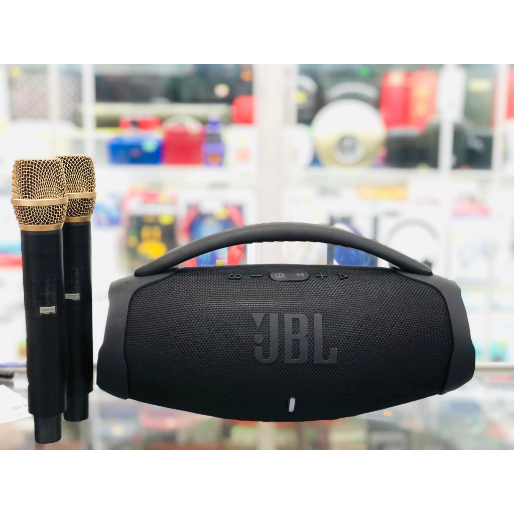 LOA BLUETOOTH JBL BOOM BOX3 PRO KÈM 2 MIC KHÔNG DÂY Shopee Việt Nam
