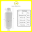 Chai Nhựa Trắng Đục HPDE Nắp Galenti 500ml/ 1000ml Siêu Xinh