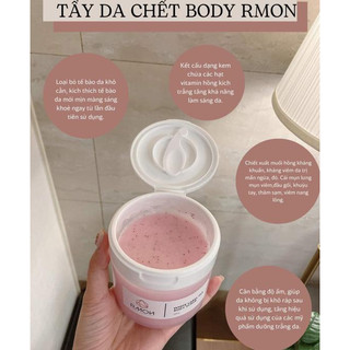 Kem Body Trắng Da Rmon bật tone làm da sáng đều màu trắng hồng tự nhiên