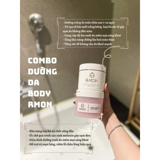 Kem Body Trắng Da Rmon bật tone làm da sáng đều màu trắng hồng tự nhiên