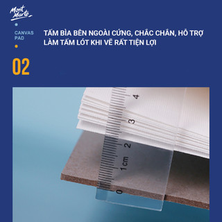 [Hỏa tốc HCM] Tập canvas vẽ Màu Acrylic, Sơn Dầu A3/ A4/ A5 (10) Tờ, 280gsm