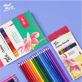 [Hỏa tốc HCM] Bộ Bút Chì Màu Cao Cấp Mont Marte 12/24/36 Màu - Colour Pencils Signature