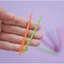 Kim khâu len nhựa màu sắc ( gói 9 cái - 3 size 5/7/9cm)