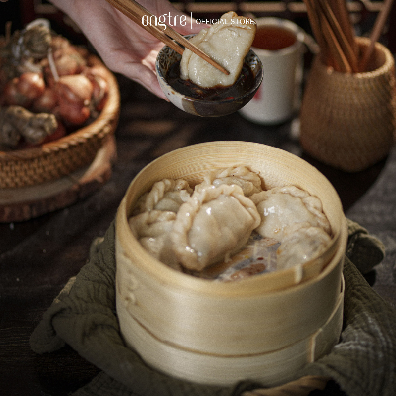 Xửng Hấp Tre ONGTRE, Xửng Hấp Dimsum Cho Nhà Hàng, Quán Ăn, Hấp Bánh Bao, Há Cảo, Bao Gồm Nắp Và Thân Xửng