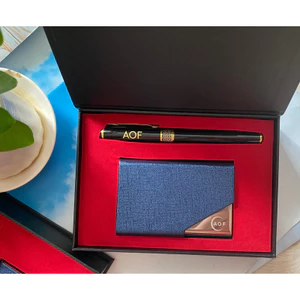 Bộ Quà Tặng - Giflset - Name Card Và Bút Ký Cao Cấp Kèm Hộp Siêu Sang