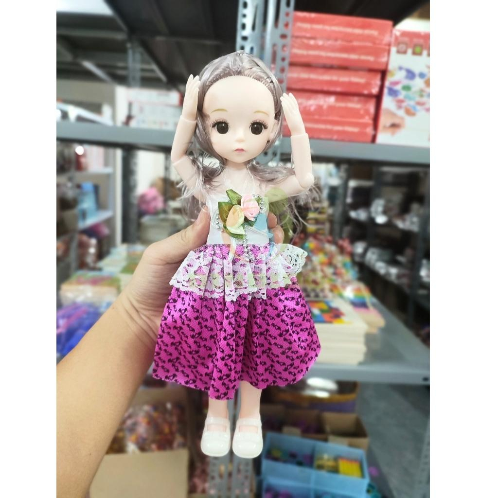 Búp bê khớp linh hoạt mắt long lanh dễ thương size 30cm quà tặng cực xinh cho bé gái - Binbibo