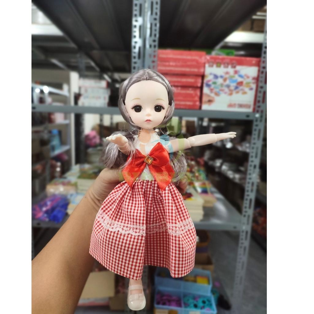 Búp bê khớp linh hoạt mắt long lanh dễ thương size 30cm quà tặng cực xinh cho bé gái - Binbibo