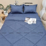 Bộ ga gối LỤA MODAL 1m4 1m6 1m8 2m họa tiết đơn giản, chất liệu tự nhiên mát mịn cao cấp, set drap gối minimalist — ảnh 1