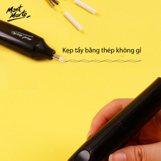 [Hỏa tốc HCM] Tẩy Điện Mont Marte Kèm 30 Viên Tẩy - Mont Marte Electric Eraser With 30pc Erasers
