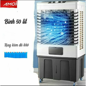 Quạt điều hòa hơi nước AMOI 35 lít công suất lớn.- Tặng kèm đá khô