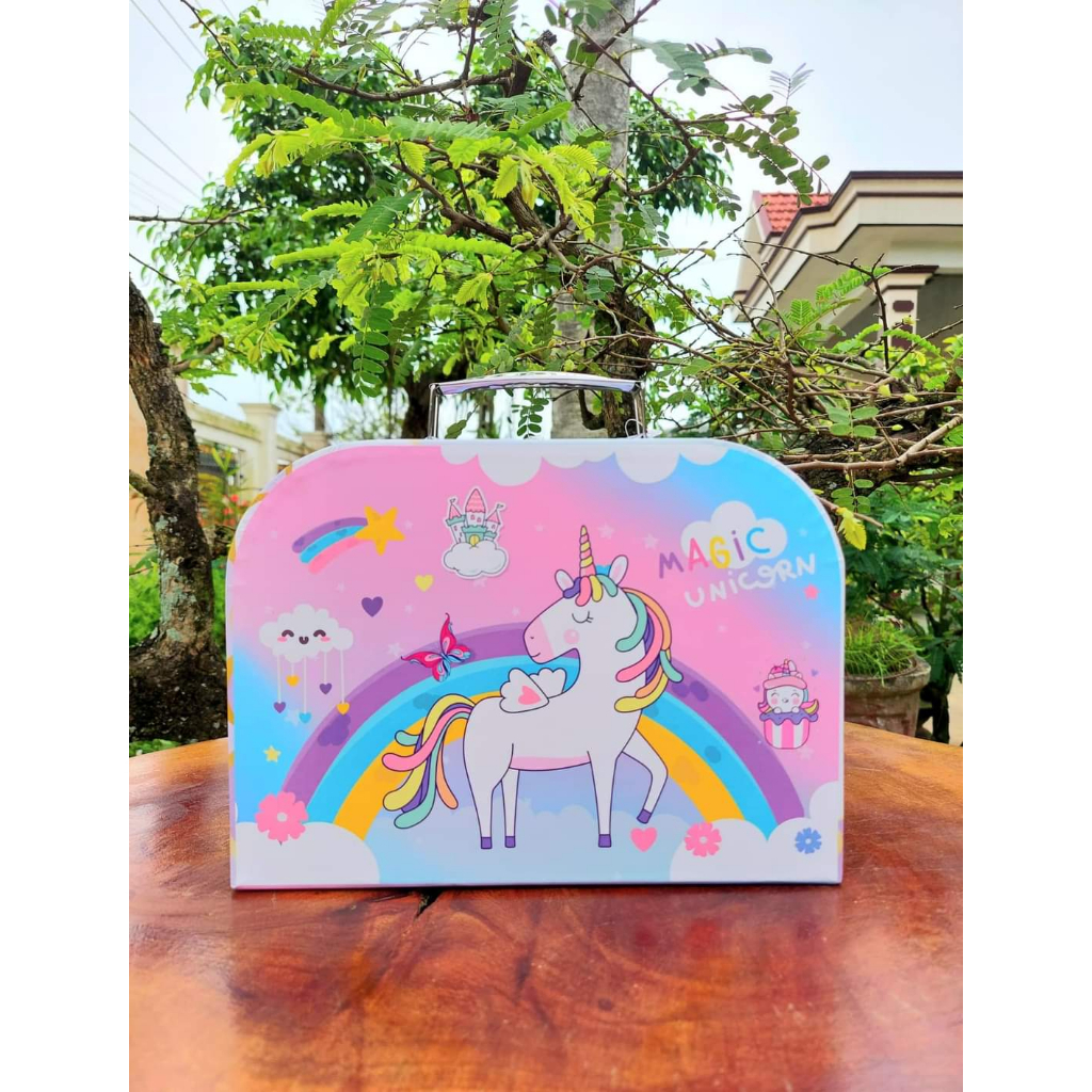 Đồ Chơi Trà Bánh Vali Trà Bánh Tiệc Trà Ngựa Pony 48 Chi Tiết Cho Bé Gái Trò Chơi Nhập Vai - Đồ Chơi Cho Bé PUKAPI