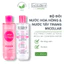 Combo chăm da khô, nhạy cảm với nước tẩy trang và nước hoa hồng Evoluderm 250ml