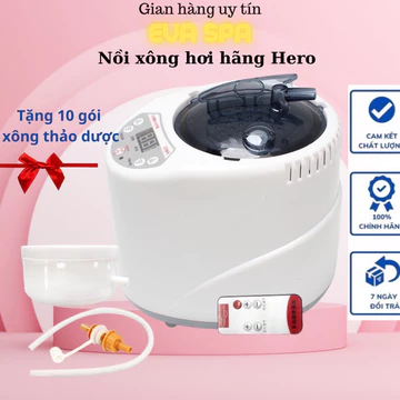 [Bạn mới nhập COSHBM -50% đơn 0Đ](Tặng gói thảo dược xông ) Nồi xông hơi 3 Lít Hero dùng cho lều xông và phòng kính