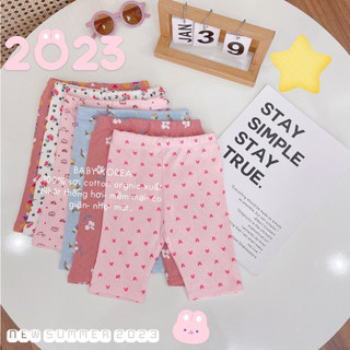 Quần legging lửng cho bé gái 8-18kg