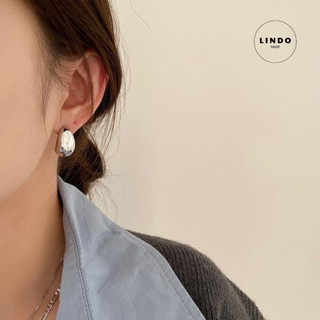 LD62 Bông Tai Thời Trang Nữ LINDO Phong cách Hàn Quốc Thanh Lịch Thích Hợp Đeo đi chơi, Dự Tiệc
