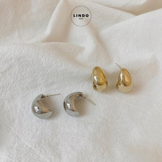 LD62 Bông Tai Thời Trang Nữ LINDO Phong cách Hàn Quốc Thanh Lịch Thích Hợp Đeo đi chơi, Dự Tiệc