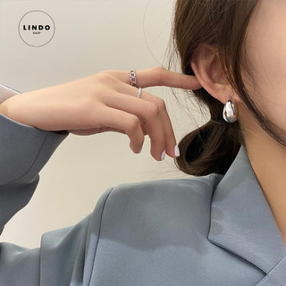 LD62 Bông Tai Thời Trang Nữ LINDO Phong cách Hàn Quốc Thanh Lịch Thích Hợp Đeo đi chơi, Dự Tiệc
