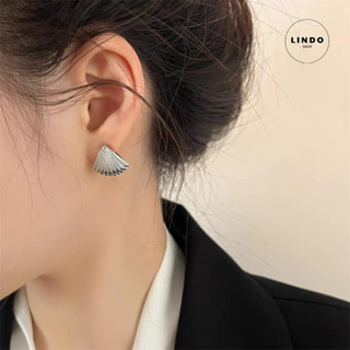 LD39, LD40 Bông Tai Vỏ Sò LINDO, Bông Tai Thời Trang Phong cách Hàn Quốc Thích Hợp Đeo Đi Chơi, Dự Tiệc