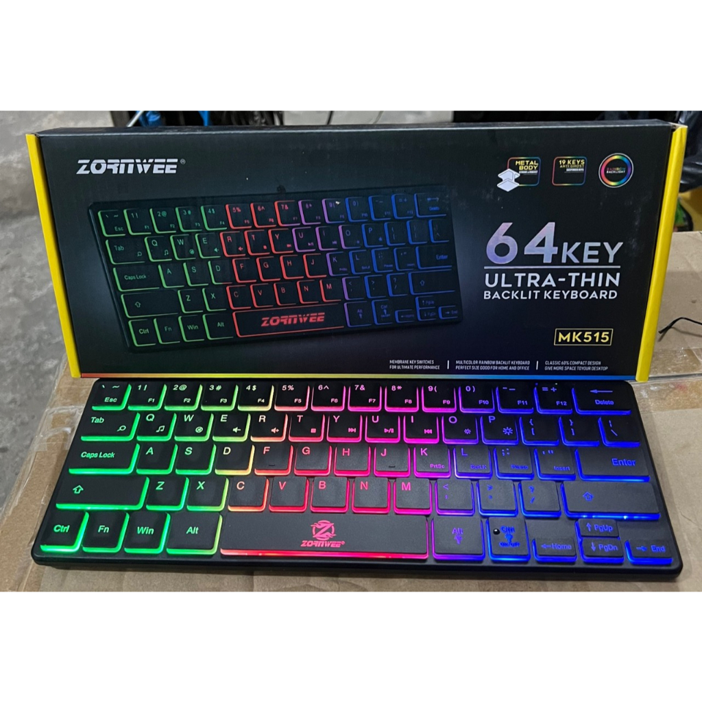 Bàn phím Mini có dây Tika Arigato Vnet - Bàn phím mini có led có dây ...