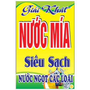 Biển bạt nước mía siêu sạch, nước giải khát, bia hơi, trà sữa sẵn kích thước giá siêu rẻ