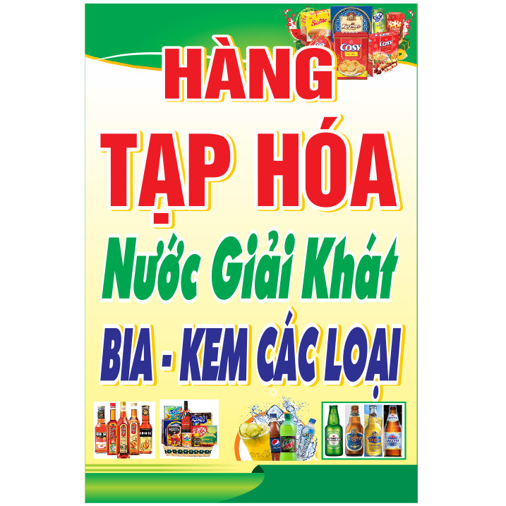 Biển bạt nước mía siêu sạch, nước giải khát, bia hơi, trà sữa sẵn kích thước giá siêu rẻ