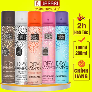 Dầu Gội Khô Girlz Only Dry Shampoo Dạng Xịt CHÍNH HÃNG- Dầu Gội Đầu Khô Girl Only Cam Phồng Tóc Hết Bết Tóc JAPARI