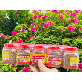 [Combo lốc 10 Hủ 100g] Muối tôm Tây Ninh Thắng Lợi hạt to siêu cay - Bao bì mới