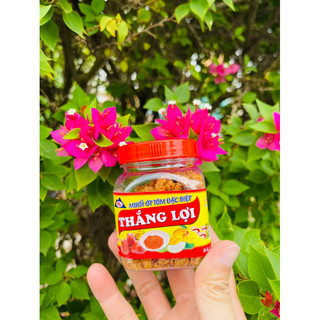 [Combo lốc 10 Hủ 100g] Muối tôm Tây Ninh Thắng Lợi hạt to siêu cay - Bao bì mới