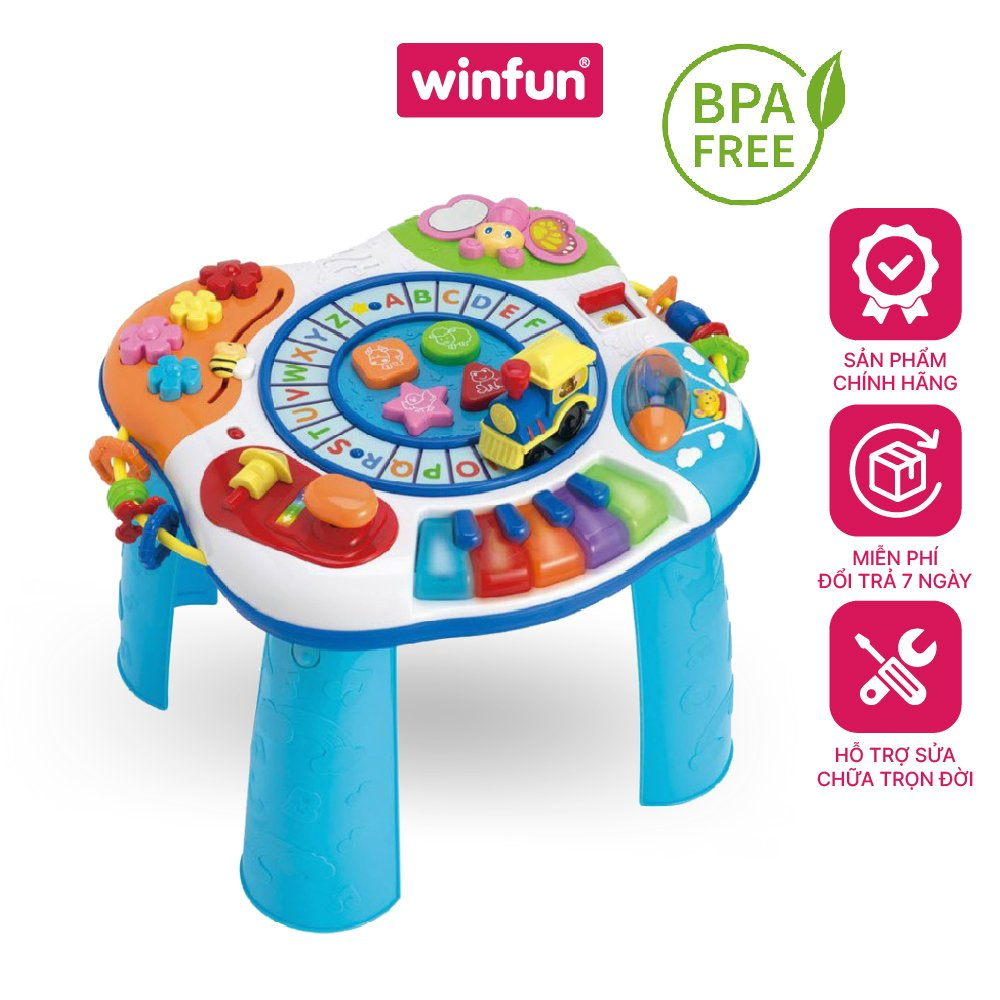 Đánh giá Bàn nhạc đa năng Winfun 0801: Tập đứng, học chữ, âm nhạc cho bé