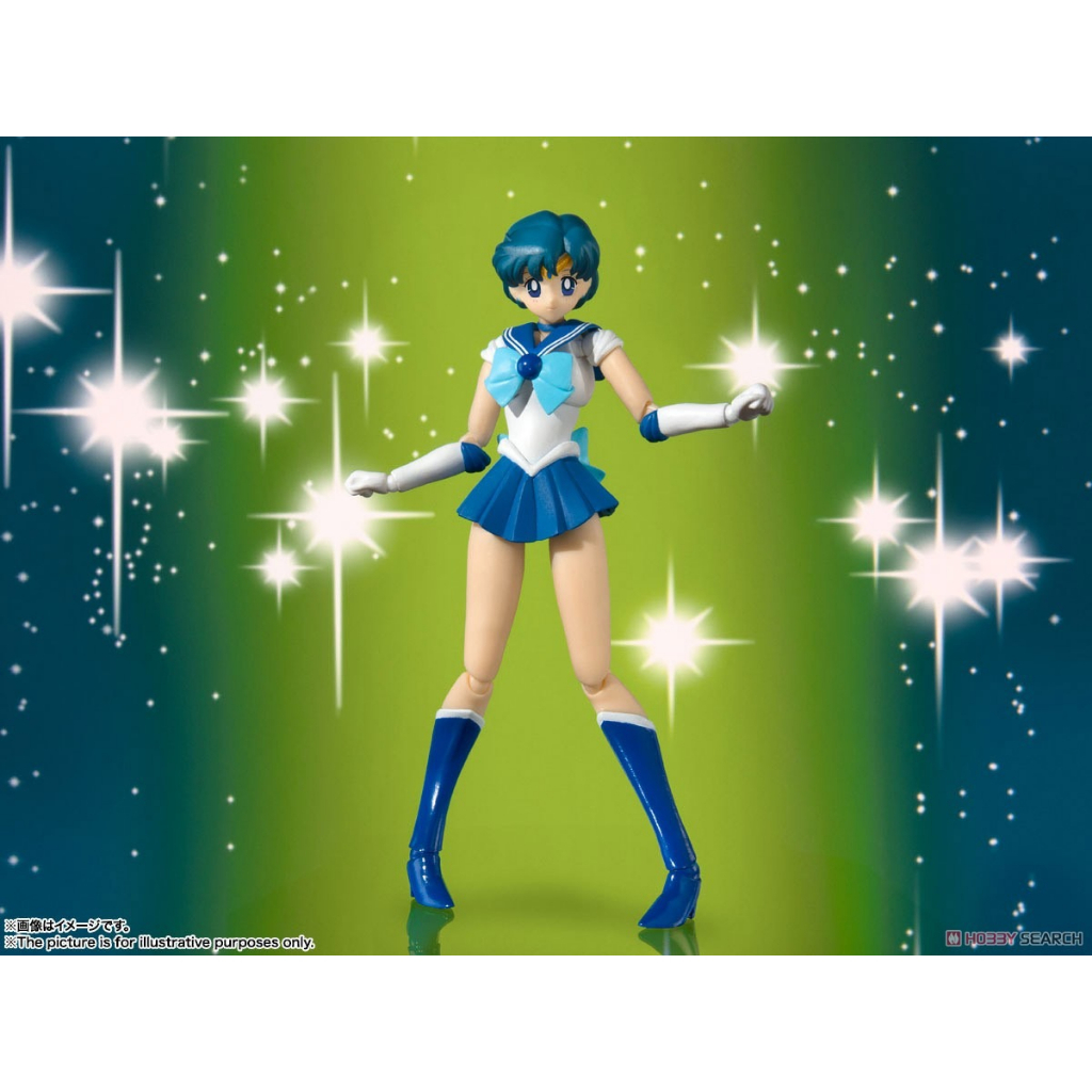 (CÓ SẴN) MÔ HÌNH NHÂN VẬT ANIME THỦY THỦ MẶT TRĂNG THỦY THỦ SAO THỦY SHF SAILOR MERCURY -ANIMATION COLOR EDITION-