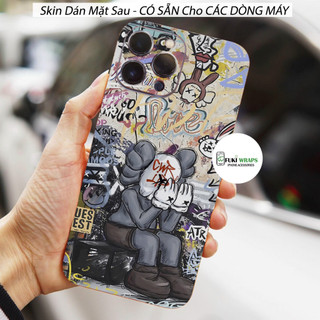 Tấm dán Skin Mặt Sau Kaw MS01 FULL VIỀN 14 pro max , 13 pro max , 12 pro max , 11 pro max , xs max - FukiShop