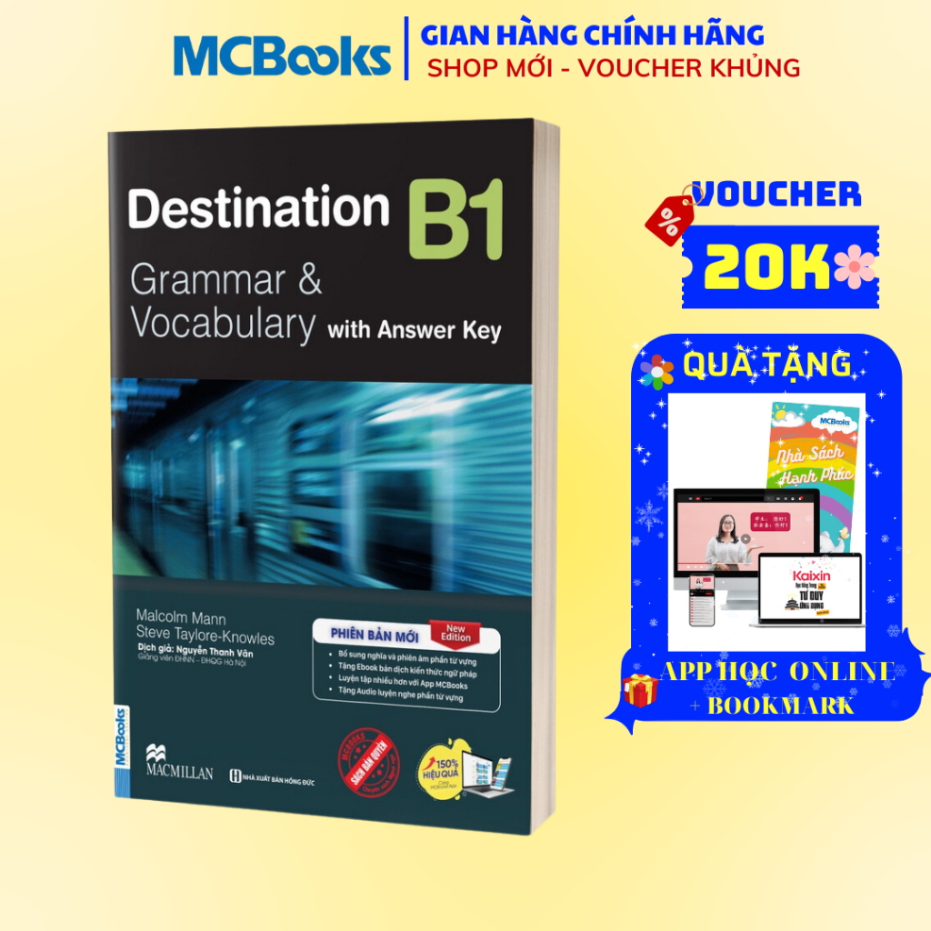 Sách - Destination B1 Grammar And Vocabulary - Kèm Bài Tập Và Đáp Án ...