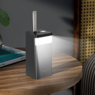 Sạc Dự Phòng Hoco J86A 50000mAh 2 cổng USB QC 3.0 22.5W và TypeC PD 20W, Có đèn Led (Đen) - Phụ Kiện Nhất Tín