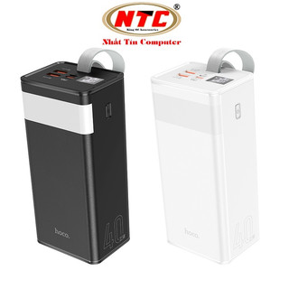 Sạc Dự Phòng Hoco J86 40000mAh 2 cổng USB QC 3.0 22.5W vàTypeC PD 20W, Có đèn led
