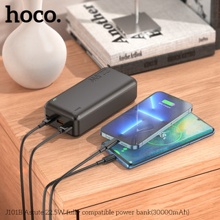 Sạc dự phòng Hoco J101B 30000mAh USB QC 3.0 22.5W, TypeC PD 20W