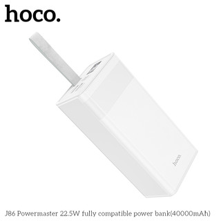 Sạc Dự Phòng Hoco J86 40000mAh 2 cổng USB QC 3.0 22.5W vàTypeC PD 20W, Có đèn led