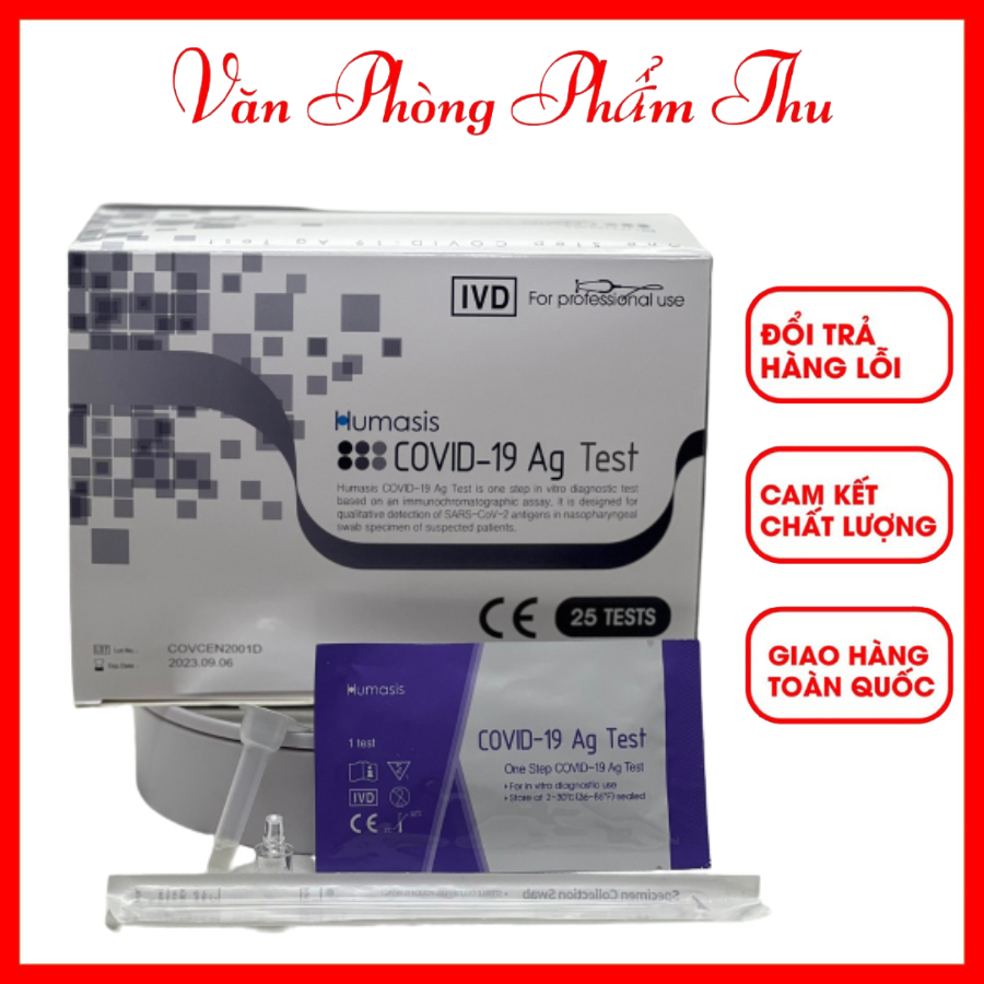 Bộ Test Nhanh Covid-19 Nguyên Hộp Humasis, Biocredit, Acon, Wuhan ...